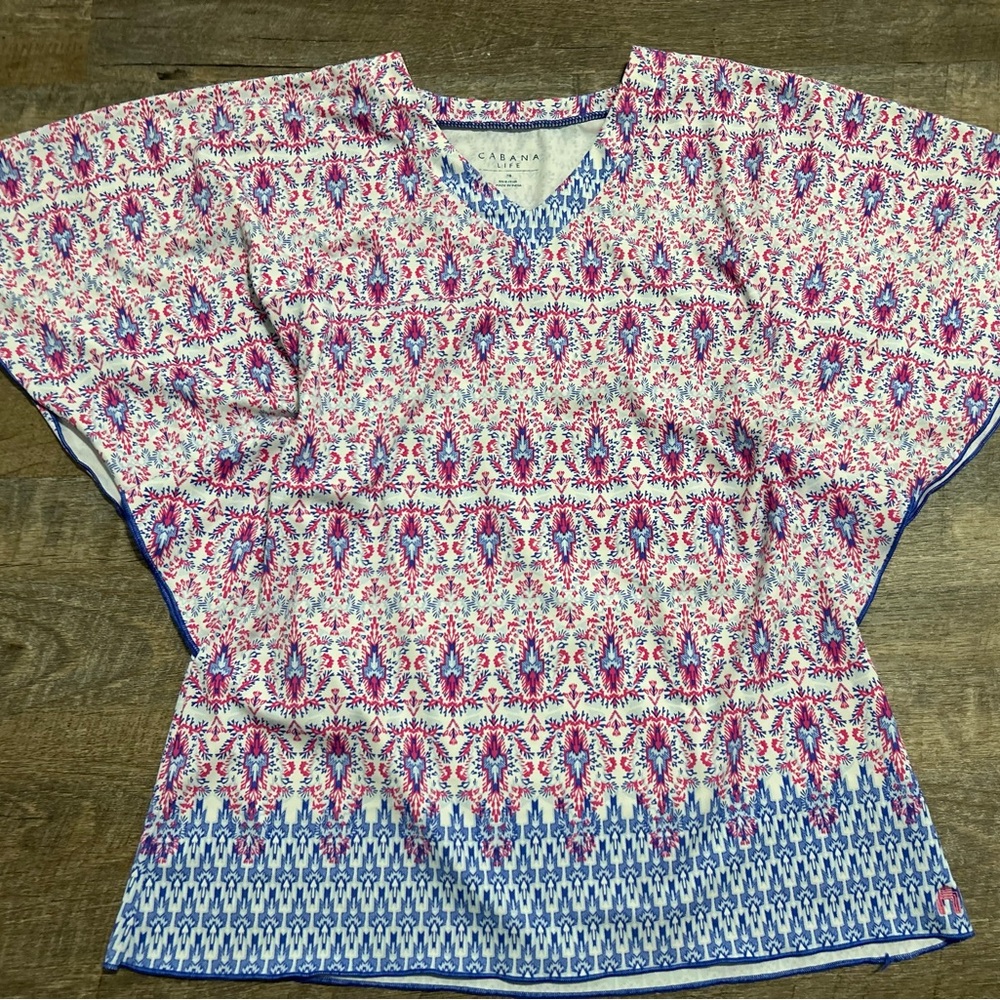 Cabana Life Swim Cover Up Girls 7/8
